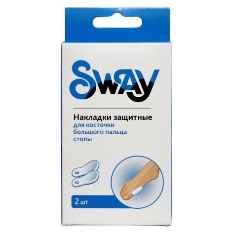 фото упаковки Sway Накладки защитные для косточки большого пальца стопы