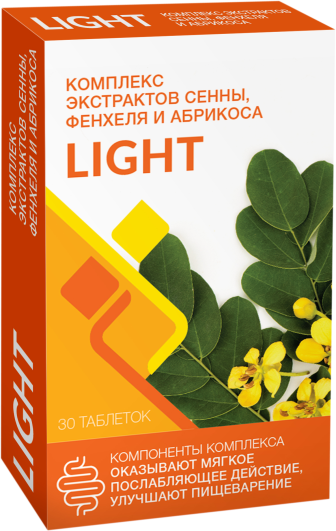 фото упаковки Light Комплекс экстрактов сенна фенхель абрикос