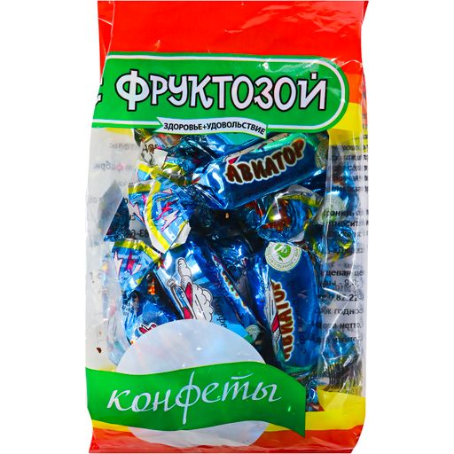 Конфеты Авиатор на фруктозе, конфеты, 185 г, 1 шт.